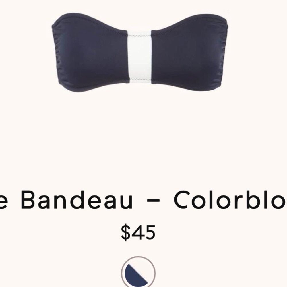 Lively sold at Madewell bikini top